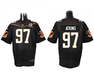 Jerseys Factory Cheap Nike Bengals #97 Geno Atkins Black 2016 Pr