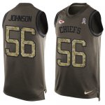Jerseys Factory Cheap Nike Chiefs #56 Derrick Johnson Green Men'