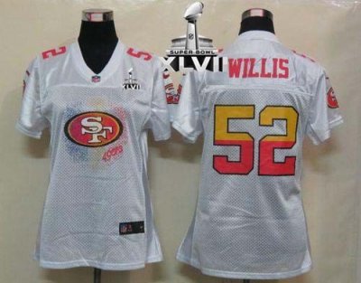 Jerseys Factory Cheap Nike 49ers #52 Patrick Willis White Super