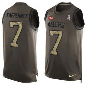 Jerseys Factory Cheap Nike 49ers #7 Colin Kaepernick Green Men's