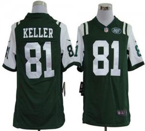 Jerseys Factory Cheap Nike Jets #81 Dustin Keller Green Team Col