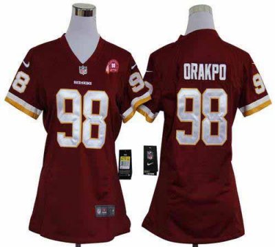 Jerseys Factory Cheap Nike Redskins #98 Brian Orakpo Burgundy Re