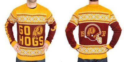Jerseys Factory Cheap Nike Redskins Men's Ugly Sweater