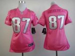 Jerseys Factory Cheap Nike Patriots #87 Rob Gronkowski Pink Wome