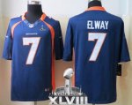 Jerseys Factory Cheap Nike Broncos #7 John Elway Navy Blue Alter