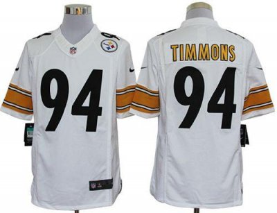 Jerseys Factory Cheap Nike Steelers #94 Lawrence Timmons White M