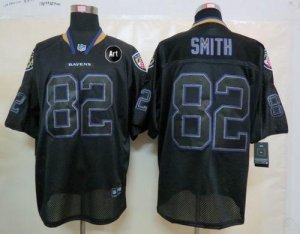 Jerseys Factory Cheap Nike Ravens #82 Torrey Smith Lights Out Bl