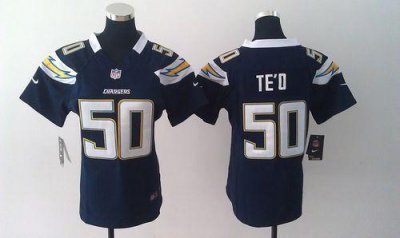Jerseys Factory Cheap Nike Chargers #50 Manti Te'o Navy Blue Tea