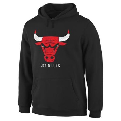 Jerseys Factory Cheap Chicago Bulls Noches Enebea Pullover Hoodi
