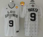Jerseys Factory Cheap Spurs #9 Tony Parker White New Latin Night