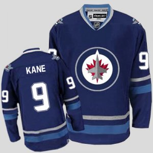 Jerseys Factory Cheap Jets #9 Evander Kane Dark Blue 2011 Style