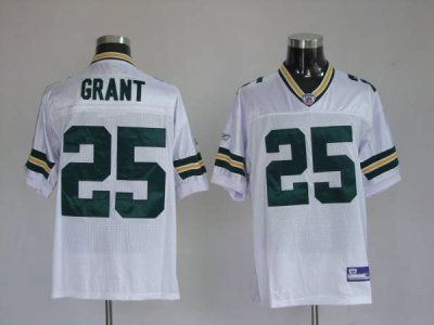 Jerseys Factory Cheap Packers #25 Ryan Grant White Stitched NFL