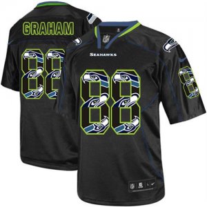 Jerseys Factory Cheap Nike Seahawks #88 Jimmy Graham New Lights