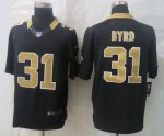 Jerseys Factory Cheap Nike Saints #31 Jairus Byrd Black Team Col