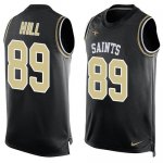Jerseys Factory Cheap Nike Saints #89 Josh Hill Black Team Color