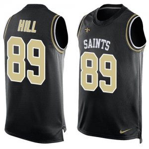 Jerseys Factory Cheap Nike Saints #89 Josh Hill Black Team Color