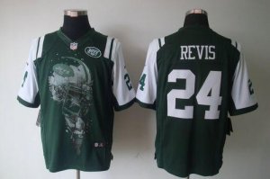 Jerseys Factory Cheap Nike Jets #24 Darrelle Revis Green Team Co
