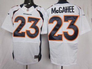 Jerseys Factory Cheap Nike Broncos #23 Willis McGahee White Men'