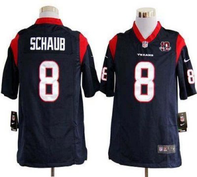 Jerseys Factory Cheap Nike Texans #8 Matt Schaub Navy Blue Team
