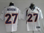 Jerseys Factory Cheap Broncos #27 Knowshon Moreno White Stitched