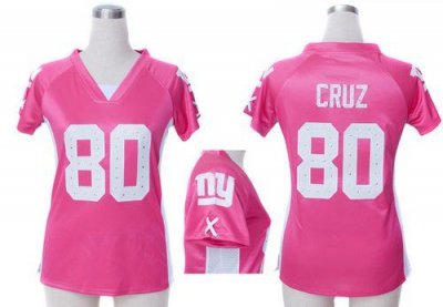 Jerseys Factory Cheap Nike Giants #80 Victor Cruz Pink Draft Him