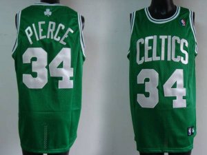 Jerseys Factory Cheap Celtics #34 Paul Pierce Green Embroidered