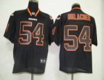 Jerseys Factory Cheap Bears #54 Brian Urlacher Lights Out Black