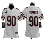 Jerseys Factory Cheap Nike Bears #90 Julius Peppers White With C
