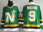 Jerseys Factory Cheap Stars #9 Mike Modano Embroidered Green CCM