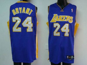 Jerseys Factory Cheap Lakers #24 Kobe Bryant Embroidered Purple