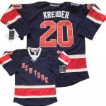Jerseys Factory Cheap Rangers #20 Chris Kreider Dark Blue 85TH A