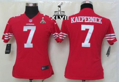 Jerseys Factory Cheap Nike 49ers #7 Colin Kaepernick Red Team Co