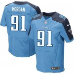 Jerseys Factory Cheap Nike Titans #91 Derrick Morgan Light Blue