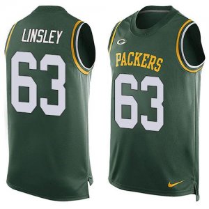 Jerseys Factory Cheap Nike Packers #63 Corey Linsley Green Team