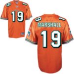 Jerseys Factory Cheap Dolphins #19 Brandon Marshall Orange Stitc