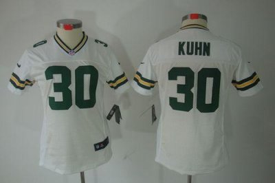 Jerseys Factory Cheap Nike Packers #30 John Kuhn White Women's E