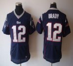 Jerseys Factory Cheap Nike Patriots #12 Tom Brady Navy Blue Team