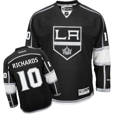 Jerseys Factory Cheap Kings #10 Mike Richards Black Home Embroid
