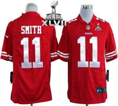 Jerseys Factory Cheap Nike 49ers #11 Alex Smith Red Team Color S