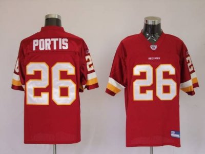 Jerseys Factory Cheap Redskins #26 Clinton Portis Stitched Red