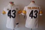 Jerseys Factory Cheap Nike Steelers #43 Troy Polamalu White With