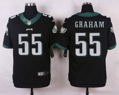 Jerseys Factory Cheap Nike Eagles #55 Brandon Graham Black Alter