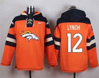 Jerseys Factory Cheap Nike Broncos #12 Paxton Lynch Orange Playe