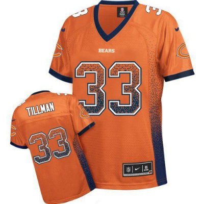 Jerseys Factory Cheap Nike Bears #33 Charles Tillman Orange Alte