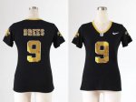 Jerseys Factory Cheap Nike Saints #9 Drew Brees Black Team Color