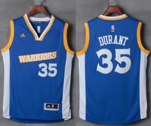Jerseys Factory Cheap Warriors #35 Kevin Durant Royal Stretch Cr