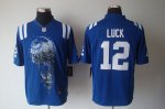 Jerseys Factory Cheap Nike Colts #12 Andrew Luck Royal Blue Team