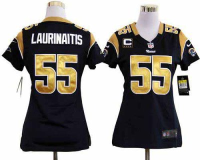 Jerseys Factory Cheap Nike Rams #55 James Laurinaitis Navy Blue