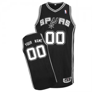 Jerseys Factory Cheap Spurs Personalized Authentic Black NBA Jer
