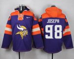Jerseys Factory Cheap Nike Vikings #98 Linval Joseph Purple Play